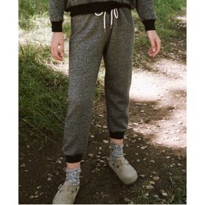 The Great. Cropped Sweatpants Heathered